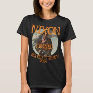 T-shirt TZAR Bronzé Reposé & Prêt NIXON 2028 Président