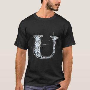 T-shirt "U" Diamond Bling