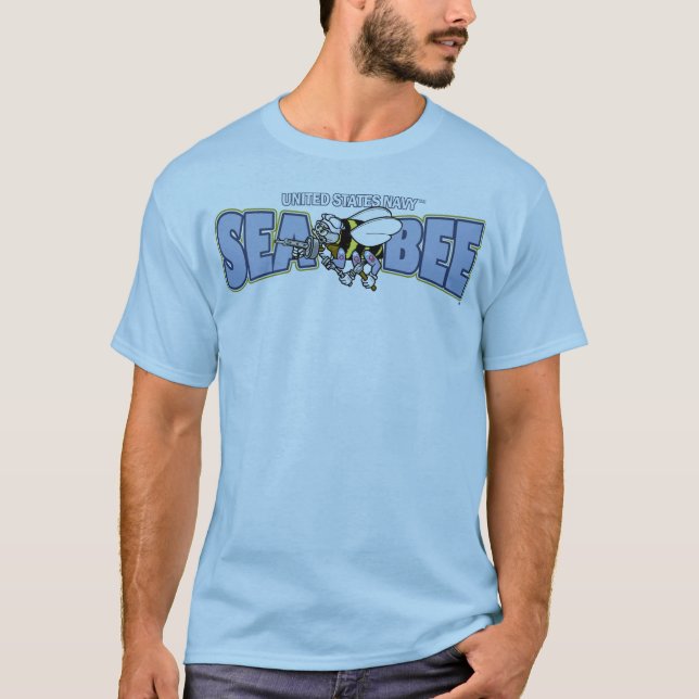 T-shirt U.S. Bataillon de construction de marine (Devant)