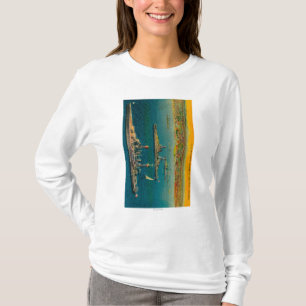 T-shirt U.S. Cuirassés ancrés à Long Beach