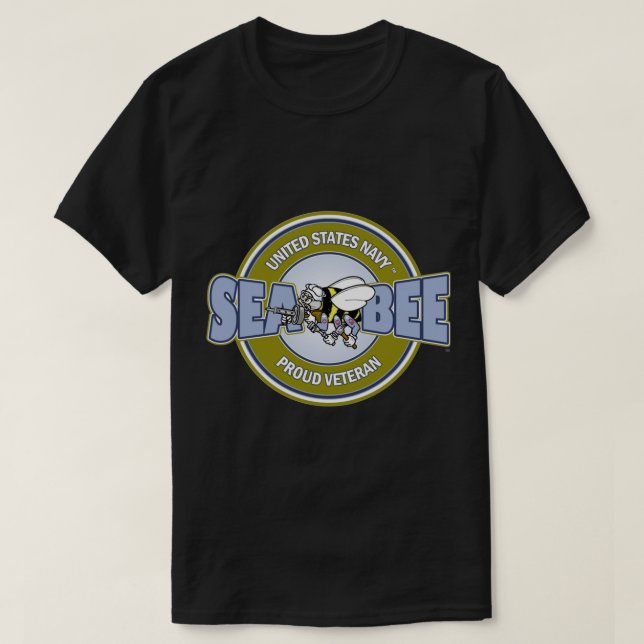 T-shirt U.S. Navy Sea Bee Veteran   (Design devant)