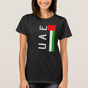 T-shirt Uae Heritage Pride Country Support Emirati Flag