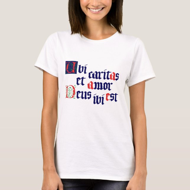 T-shirt Ubi Caritas (Devant)