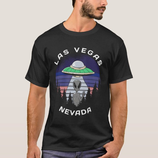 T-shirt Ufo À Las Vegas Nevada Extraterrestrial (Devant)
