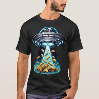 T-shirt Ufo Alien Eating Tacos Taco Lover Funny