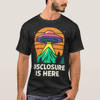T-shirt Ufo Disclosure Vintage Alien For