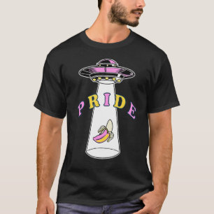 T-shirt Ufo Pride Banana Lgbtq+ Parade Gay Queer Lesbian L