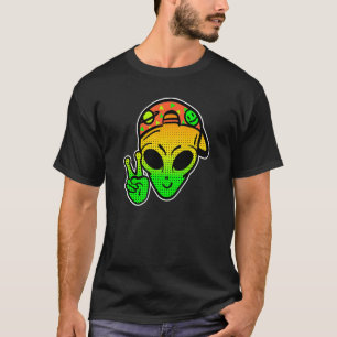 T-shirt Ufo Vintage Retro Pour Alien Extraterrestre Hunte