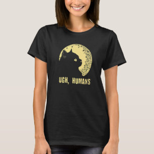 T-shirt Ugh Humains Chat Introvert Kitten Antisocial Chat