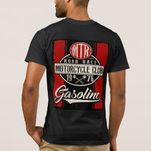 T-shirt UGLYE® Vintage Road Race Motorcycle Club 1976