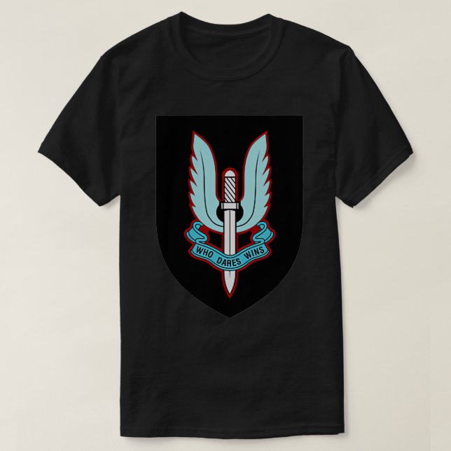 T-SHIRT UK SAS SPECIAL AIR SERVICE BRITISH ARMY SPECIAL FO (Design devant)