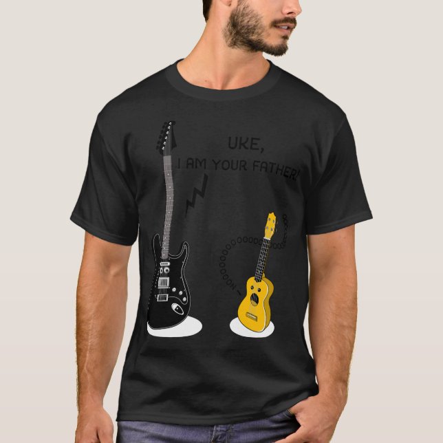 T-shirt Uke, je suis ton père (Devant)