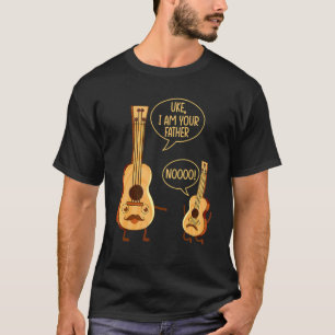 T-shirt Uke Je Suis Ton Père  Lecteur de Musique Ukulele G