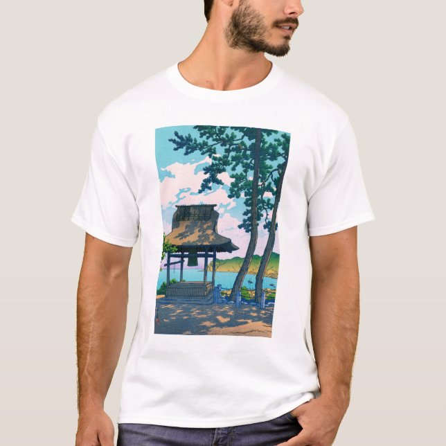 T-shirt ukiyoe hasui No49 Shogetsuin Temple in Ito, Izu (Devant)