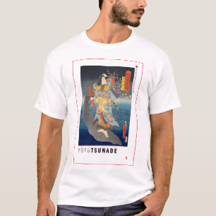 T-shirt ukiyoe - Yūfu Tsunade - Magicien japonais