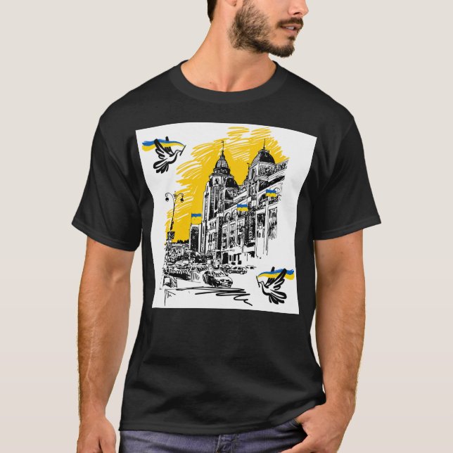 T-shirt Ukraine (Devant)