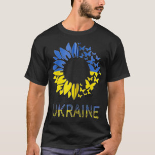 T-shirt Ukraine Drapeau Tournesol, soutien ukrainien Lover