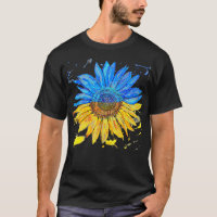 Ukraine Drapeau Tournesol Vintage Chemise Ukrainie
