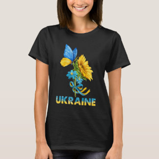 T-shirt Ukraine Drapeau Tournet Vintage