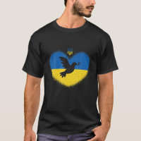 Ukraine Drapeau Ukraine Fierté de paix coeur