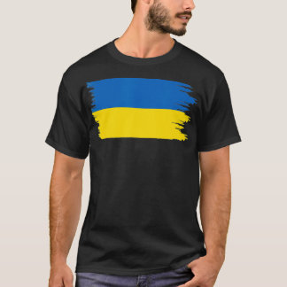 T-shirt Ukraine Flag Merchandise For Ukrainians, American 