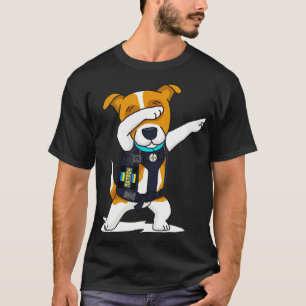 T-shirt Ukraine Forces Armées Dabbing Chien Patron Jack Ru