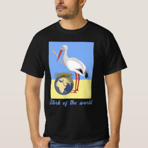 T-shirt Ukraine "jaune bleu" tournesol de la paix coloré