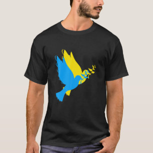 T-shirt Ukraine Les colombes de la paix Je me tiens avec l