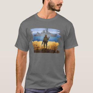 T-shirt Ukraine Timbre de la poste Ukraine Vintage Fierté 