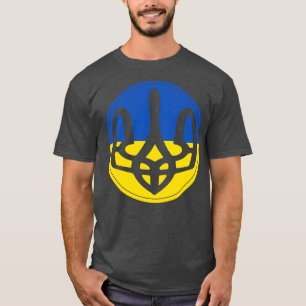 T-shirt Ukraine Trident Poisson Style Oeil
