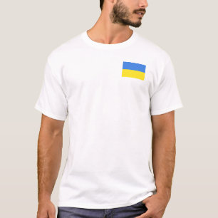T-shirt Ukraune - Paix - Drapeau ukrainien - Liberté 