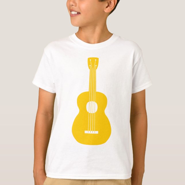 T-shirt Ukulele - Ambre (Devant)