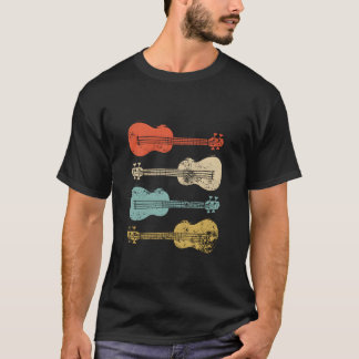 T-shirt Ukulele Coloré Eapple Hawaïen Uke
