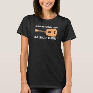 T-shirt Ukulélé Cool Pour Femmes Maman Instrument De Musiq