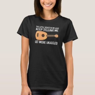T-shirt Ukulélé Cool pour hommes femmes Instrument de musi