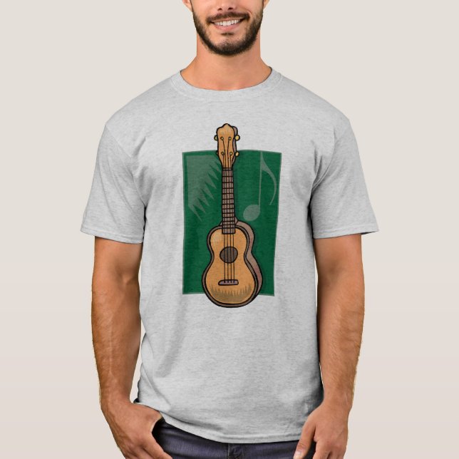 T-shirt Ukulélé (customisez-moi !) (Devant)