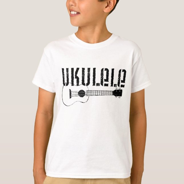 T-shirt Ukulélé fraîche (Devant)