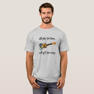 T-shirt Ukulélé - jeu pour libre stoppé pour l'argent