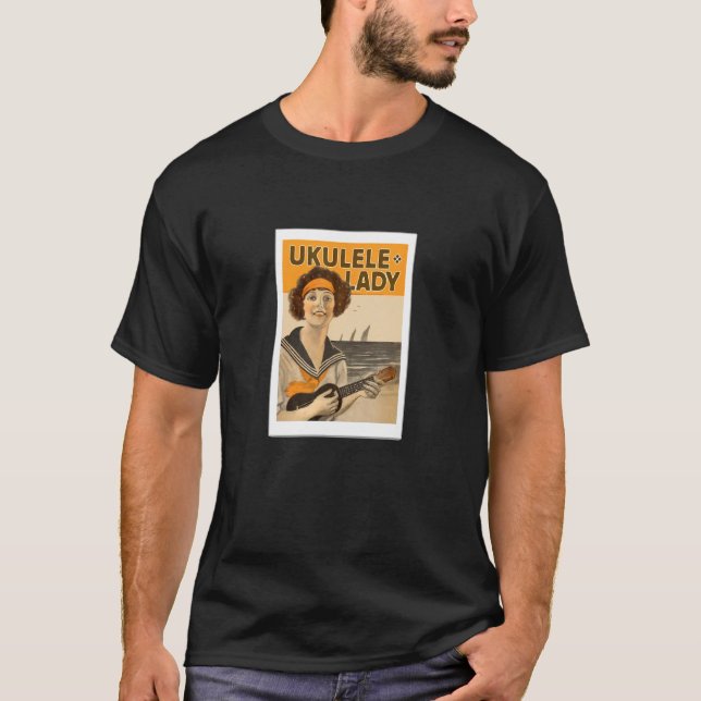 T-shirt Ukulele Lady Pour Les Femmes (Devant)