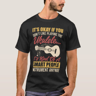 T-shirt Ukulele Sm People Instrut Hawaiian Guitar Player M