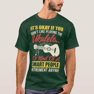T-shirt Ukulele Smart People Instrument Hawaiian Guitare P