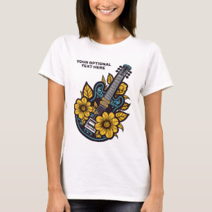 T-shirt Ukulele texte personnalisé