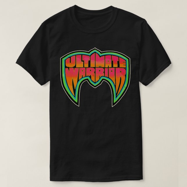 T-shirt Ultimate Warrior Mask Pro FanArt Tribute (Design devant)