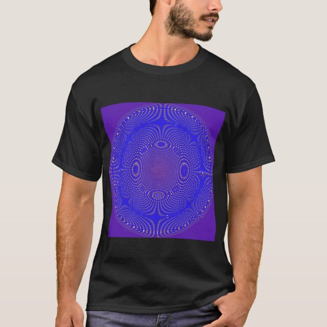 T-shirt Ultramarine des pluies d'or (Devant)