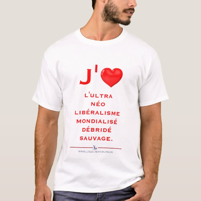 T-shirt ultranéolibéralisme (Devant)