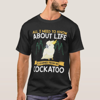 T-shirt Umbrella Cockatoo Bird Parrot Squawking Cockatiels