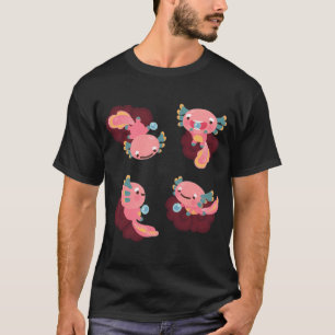 T-shirt Umpearl - Axolotl avec une perle magique