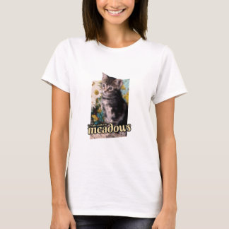 T-shirt Un adorable chaton, allons faire une promenade dan