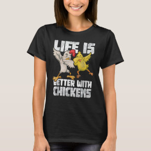T-shirt Un agriculteur animalier enfants dabbant R Ooster