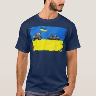 T-shirt Un agriculteur ukrainien vole un réservoir Drôle T